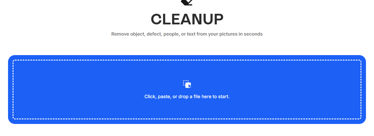 ClipDrop CleanUp