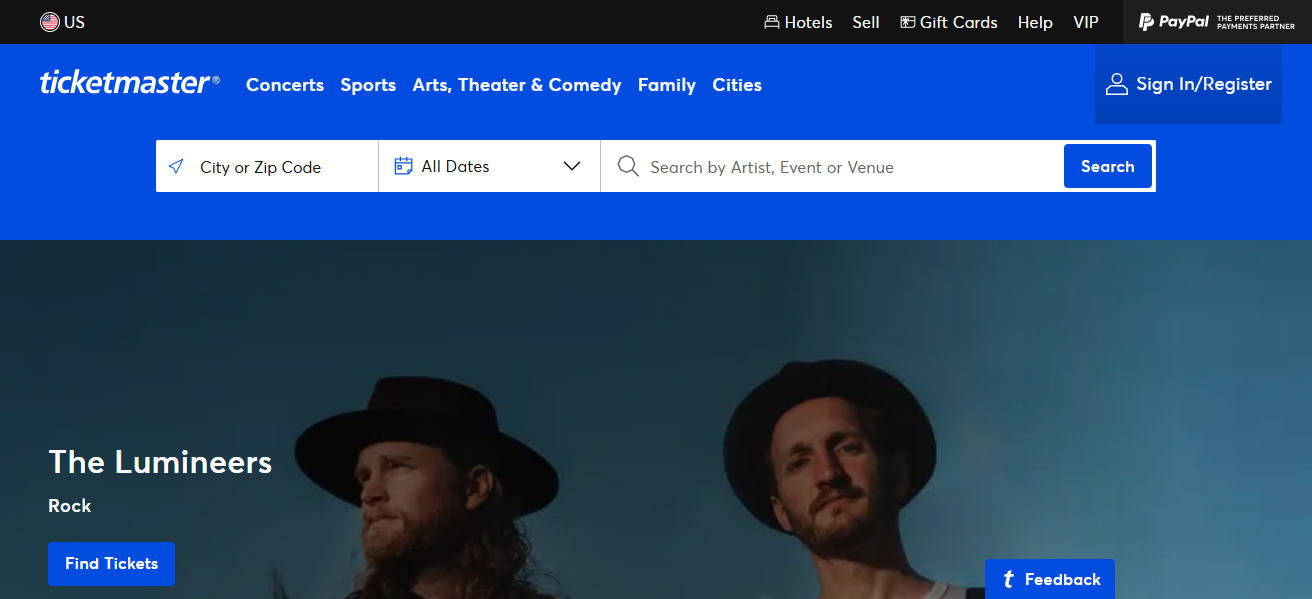 Brief Overview of Ticketmaster