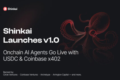 Shinkai Launches v1.0: Onchain AI Agents Go Live
