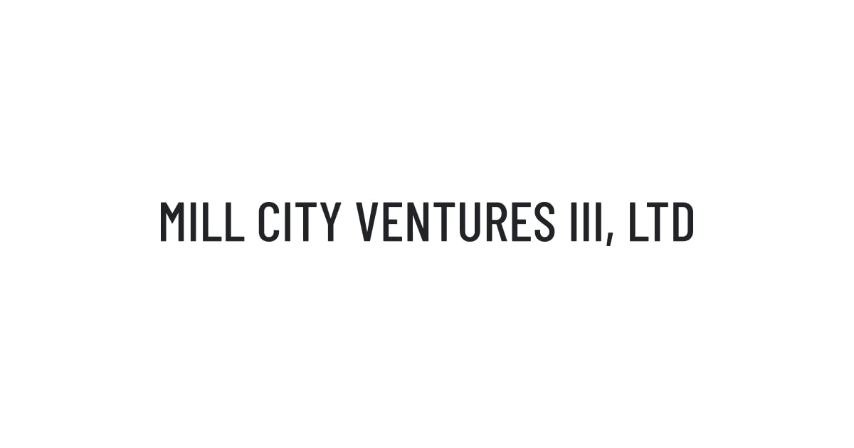Mill City Ventures III, Ltd. Announces $450,000,000 Private Placement