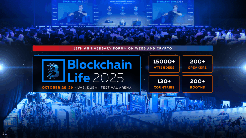 Blockchain Life Forum gathers global crypto leaders in Dubai on October 28–29