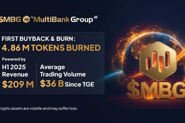 $MBG Token Supply Reduced by 4.86M in First Buyback and Burn by MultiBank Group