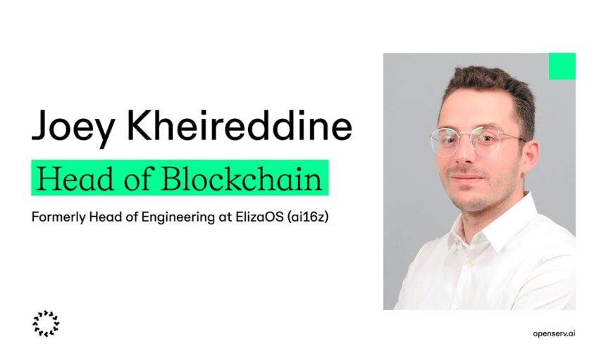 OpenServ names Joey Kheireddine Head of Blockchain