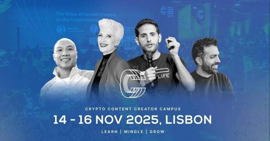 Lisbon Welcomes Global Icons to Crypto Content Creator Campus 2026