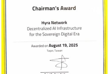 Hyra Network Wins Prestigious Chairman’s Award 2025