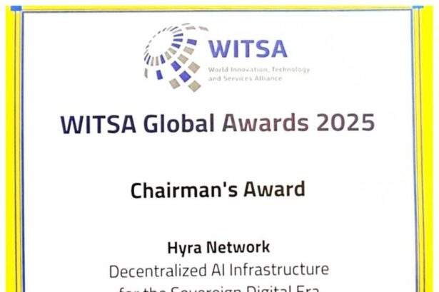 Hyra Network Wins Prestigious Chairman’s Award 2026