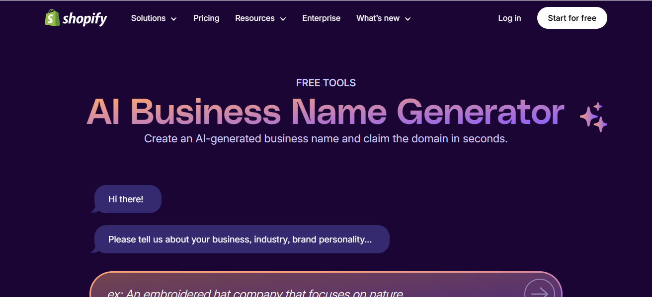 Shopify Name Generator