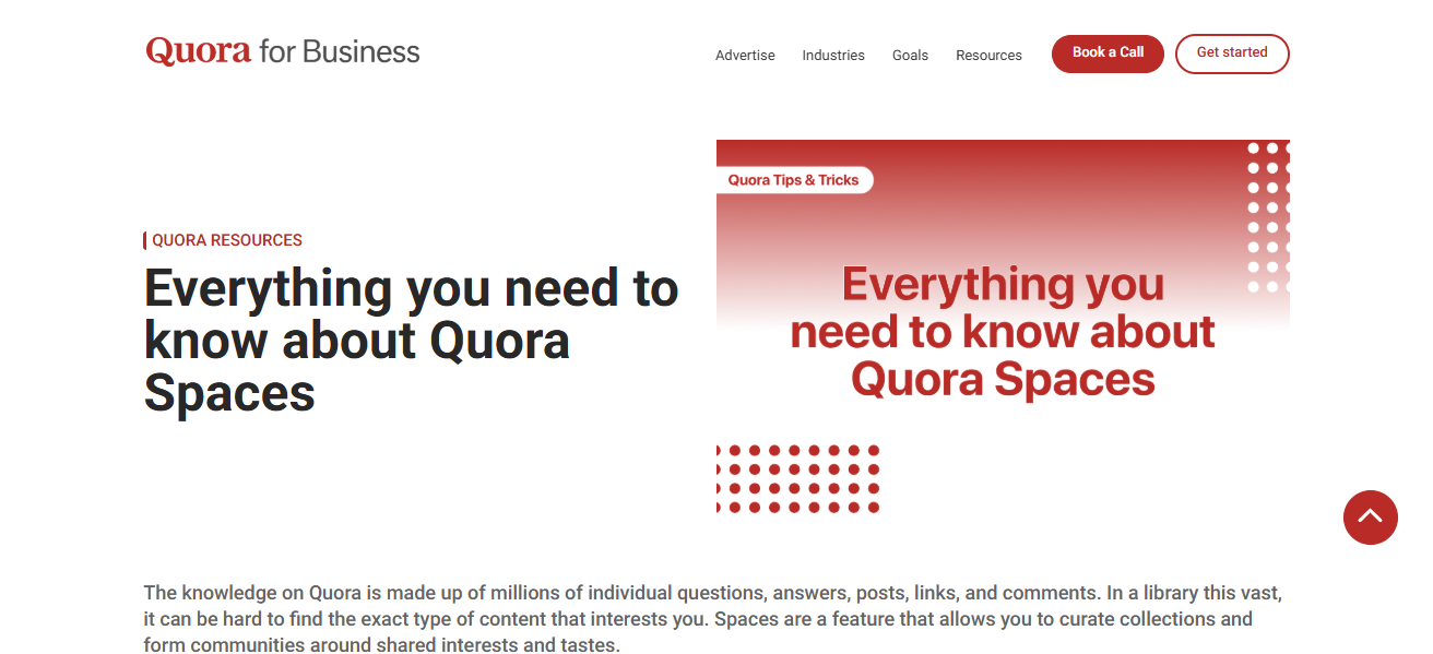 Quora Spaces
