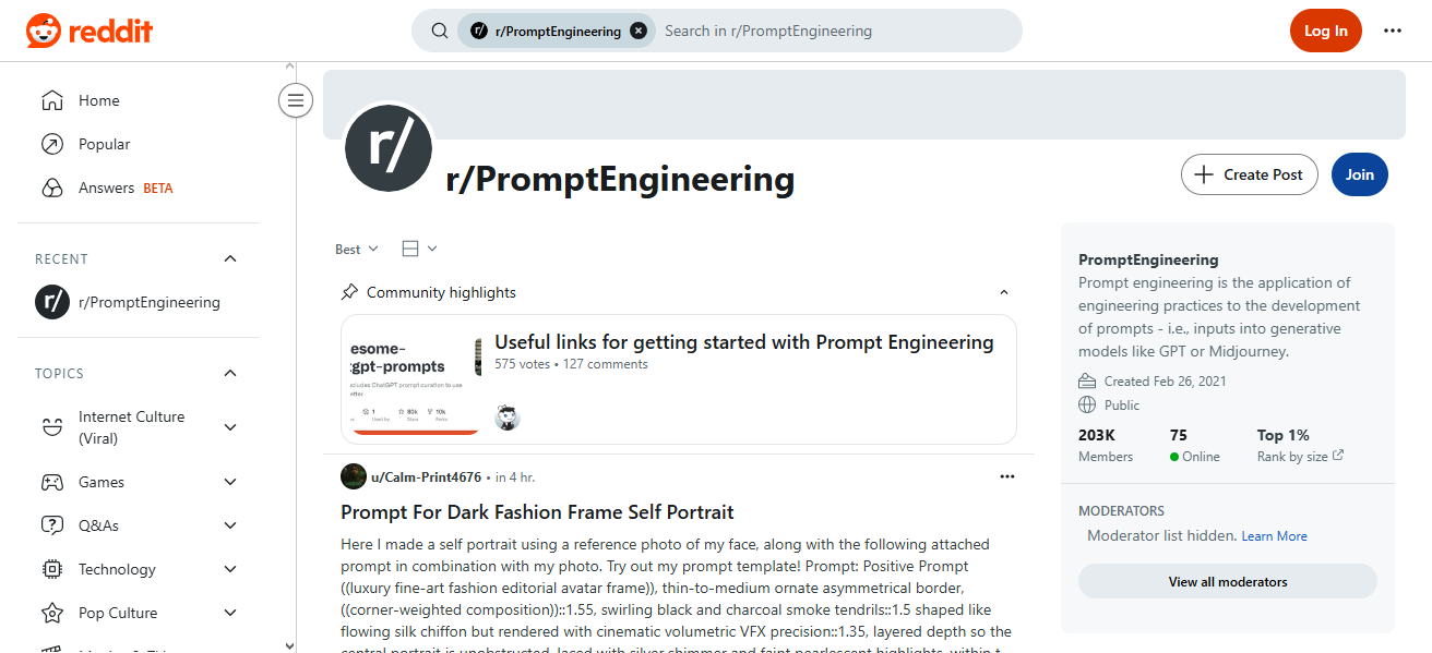 Reddit - r/PromptEngineering