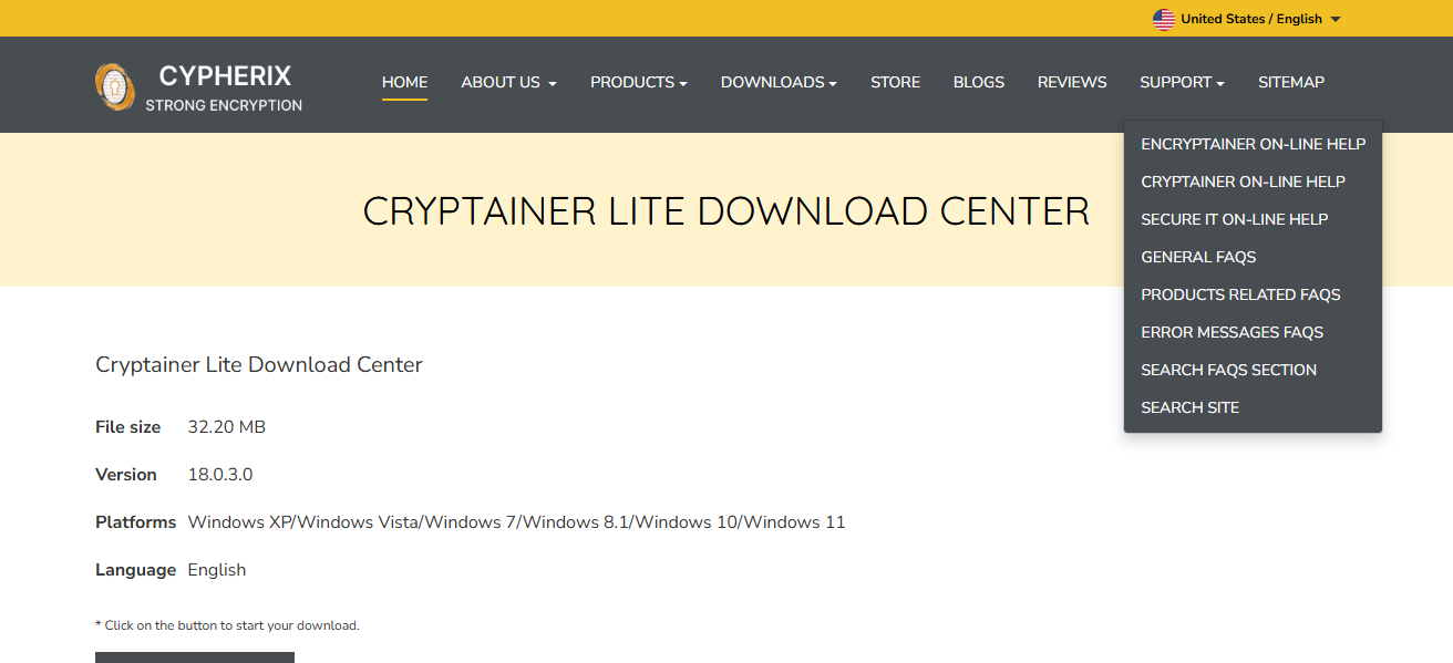 Cryptainer LE (Portable)