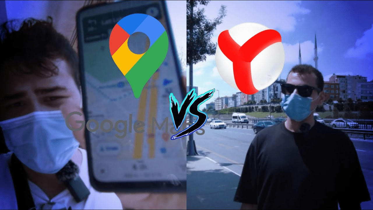 Yandex Maps vs. Google Maps