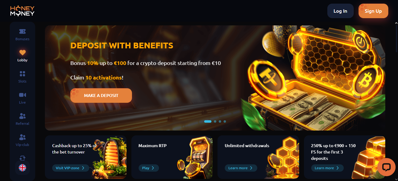 About Honey Money Casino