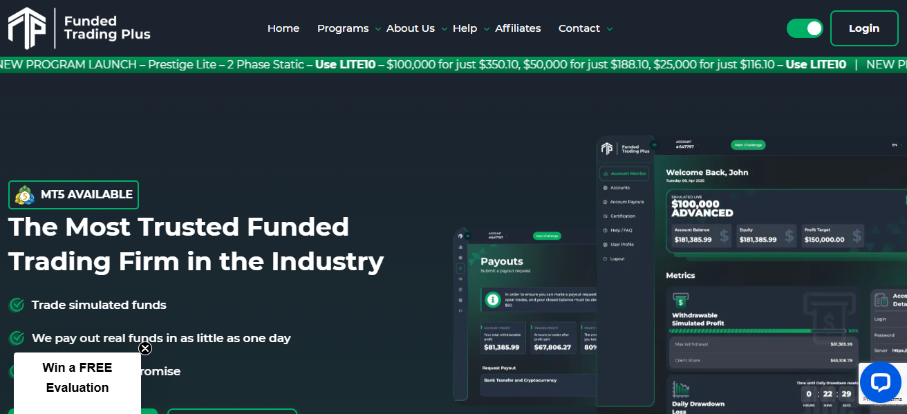 Funded Trading Plus