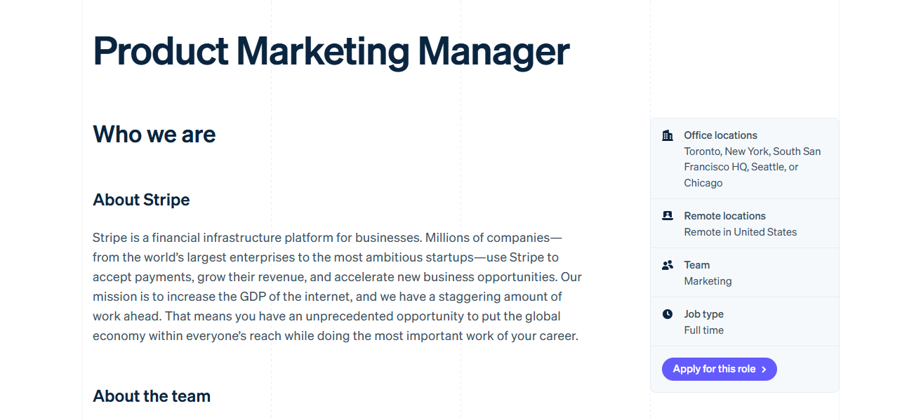 Product Marketing Manager