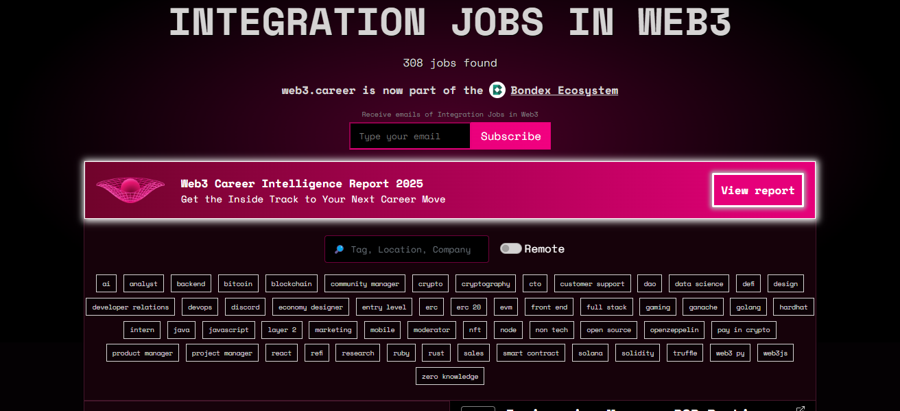 Integrations Engineer (Web3)