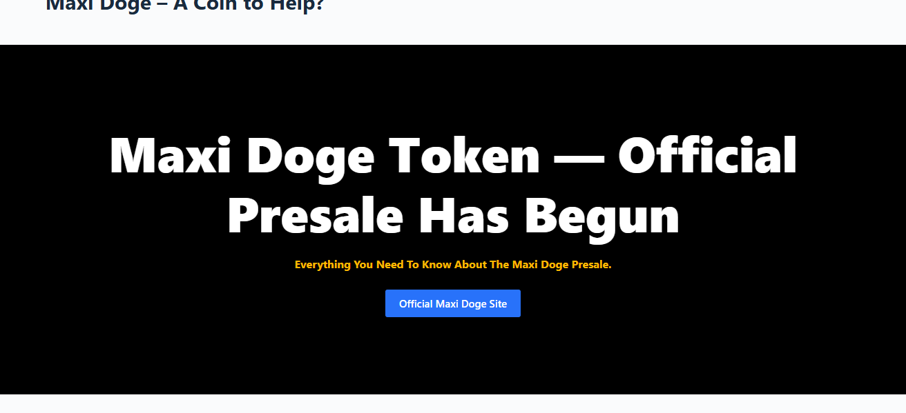 Maxi Doge ($MAXI)