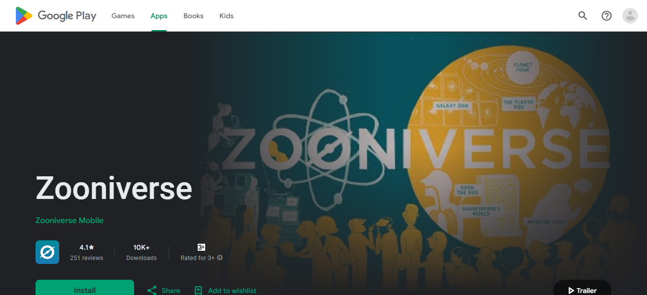 Zooniverse (various games)