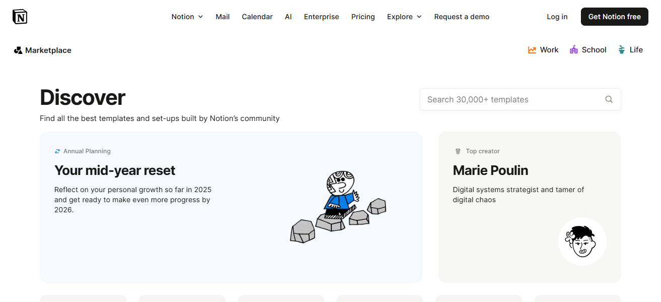 Notion Marketplaces