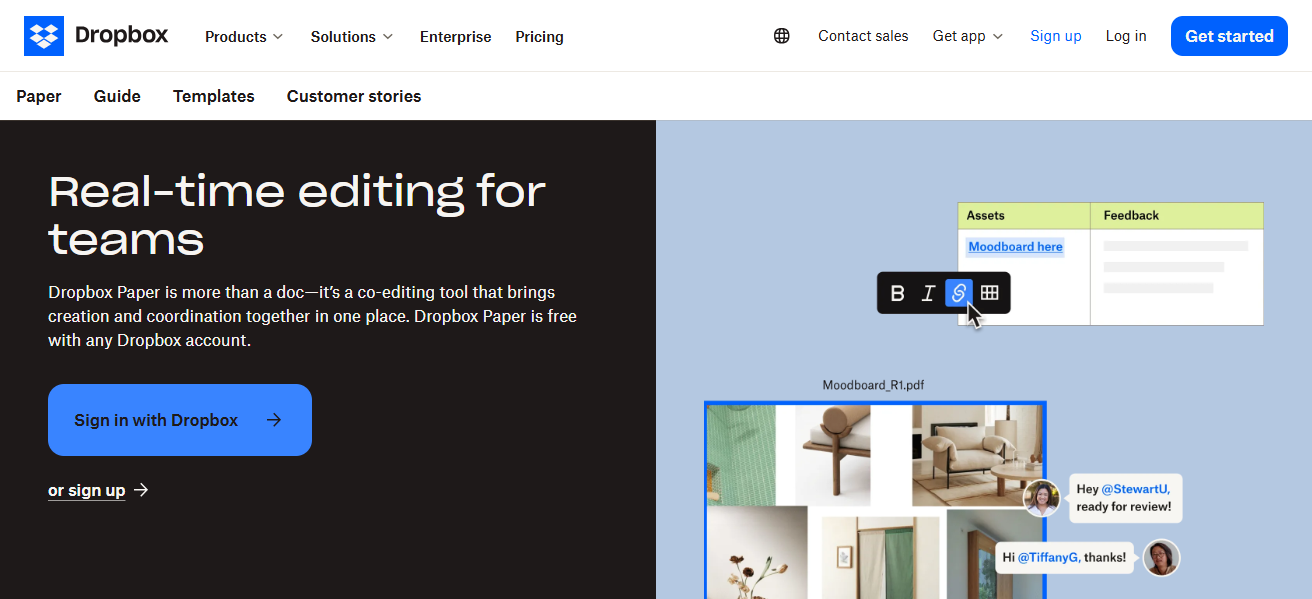 Dropbox Paper