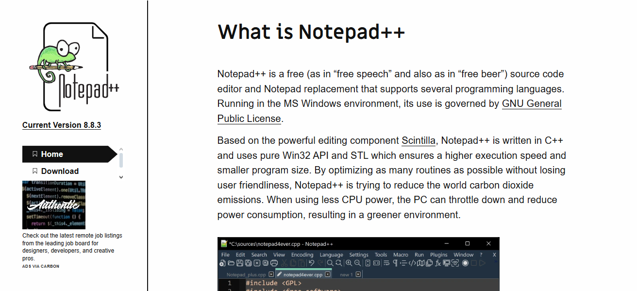 Notepad++