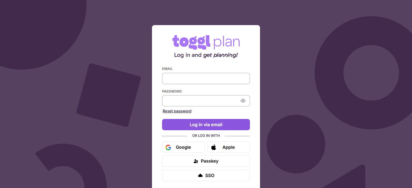 Toggl Plan
