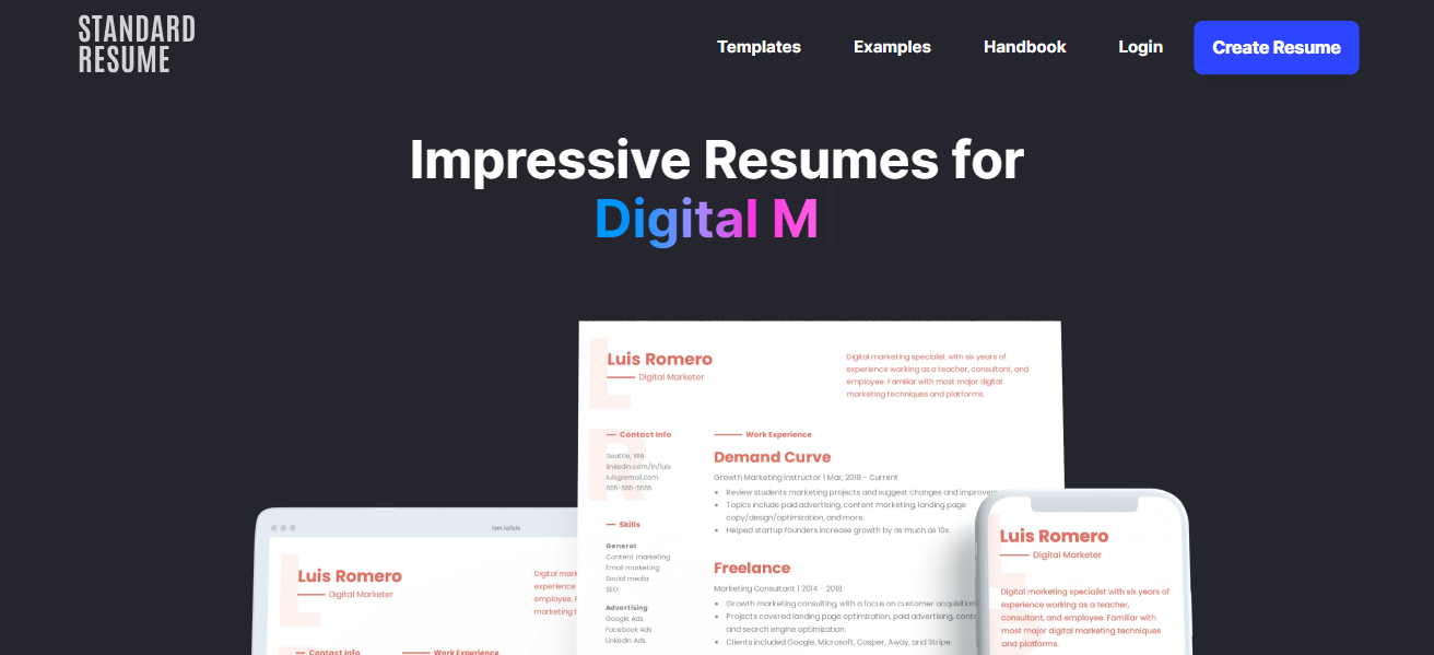 Standard Resume