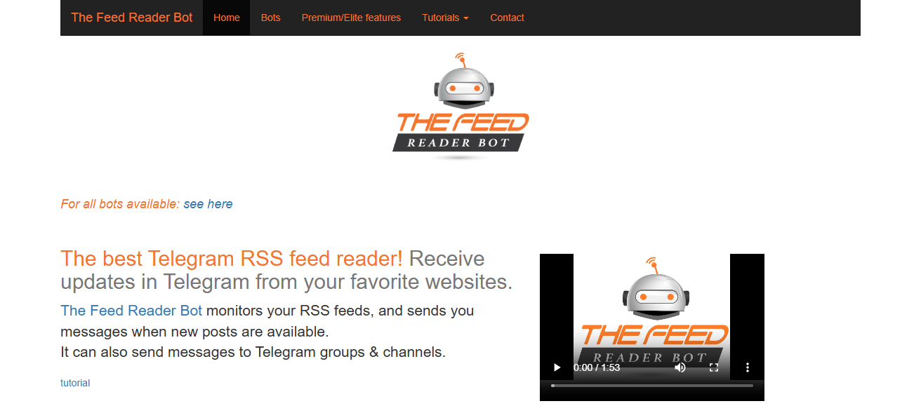 .Feed Reader Bot