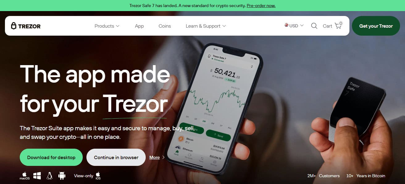 Trezor Wallet Extension