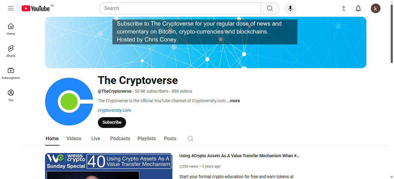 The Cryptoverse