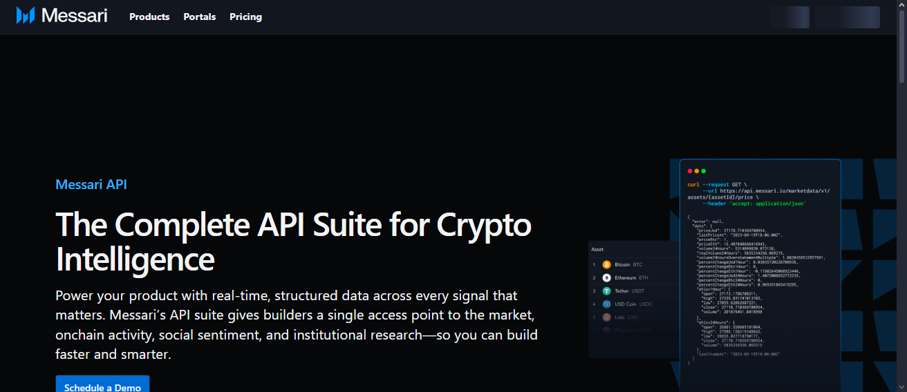 Messari API