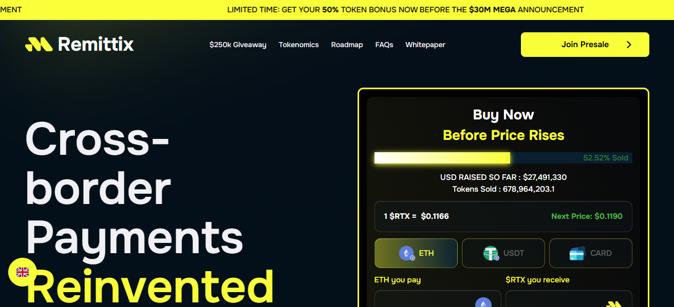 Remittix (RTX)