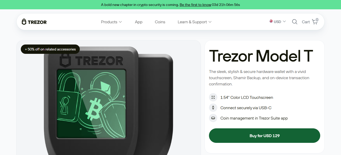 Trezor (Model T)