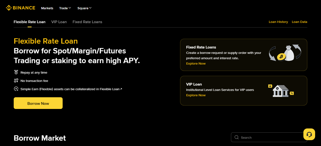 Binance Loans