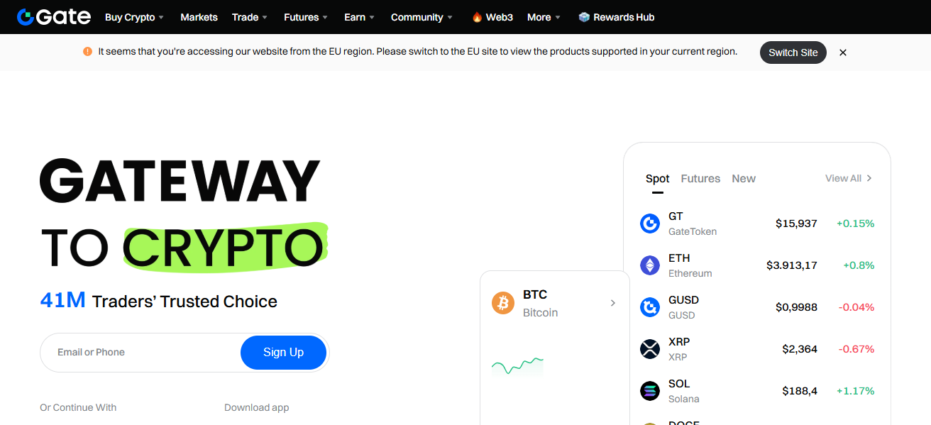 6. Gate.io