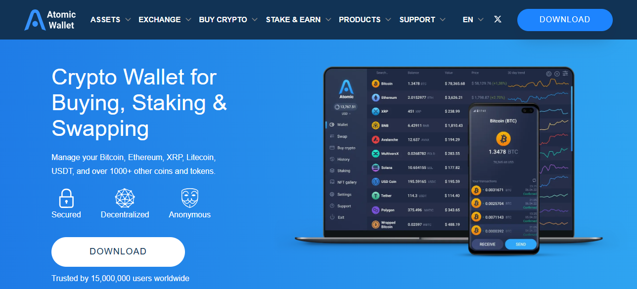 8. Atomic Wallet