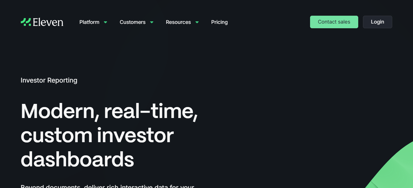  Eleven (Investor Reporting)