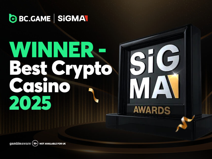BC.GAME named Best Crypto Casino at SiGMA Central Europe Awards 2026