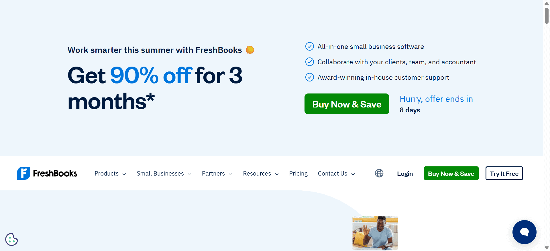 FreshBooks allows freelancers, independent workers