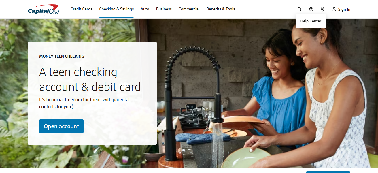 Capital One MONEY Teen/Student Account