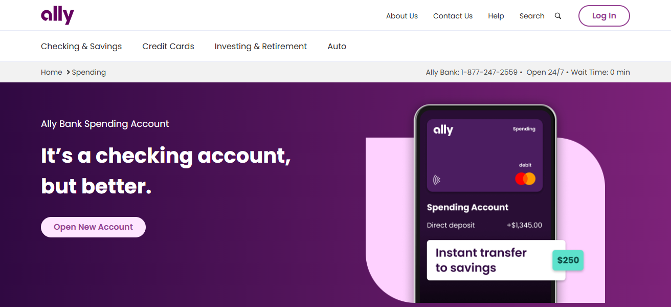 Ally Bank Online Checking