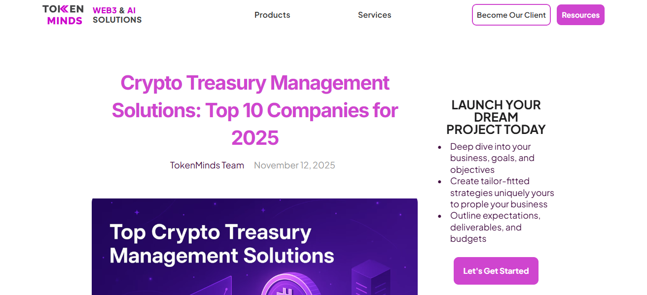 TokenMinds Treasury Suite