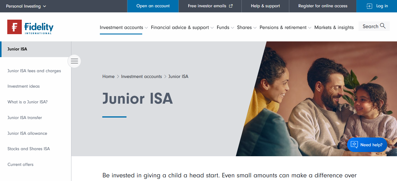 Fidelity Junior ISA