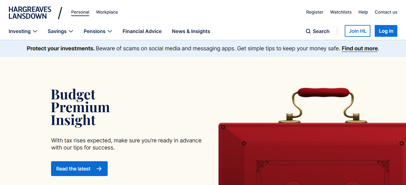 2. Hargreaves Lansdown