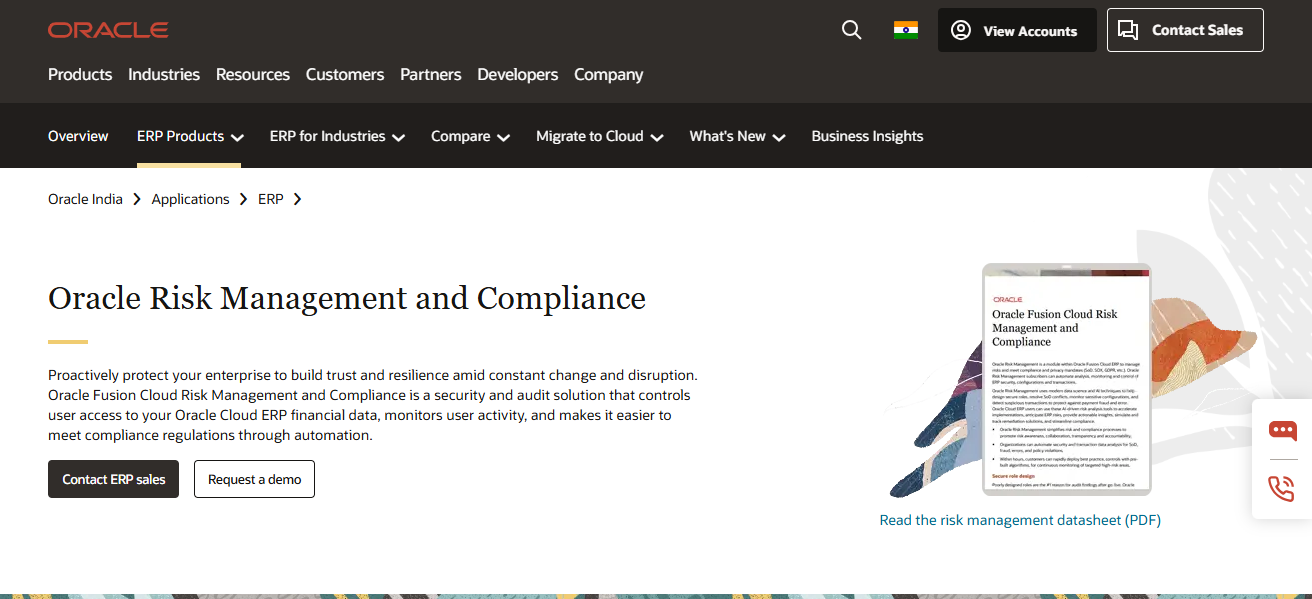 Oracle Risk Management 