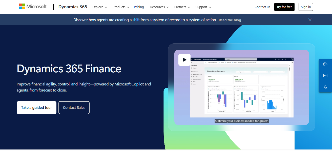 Microsoft Dynamics 365 Finance