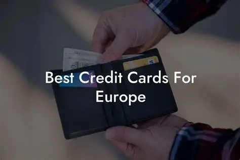 10 Best Credit Cards In Europe For Travel & Cashback 2026