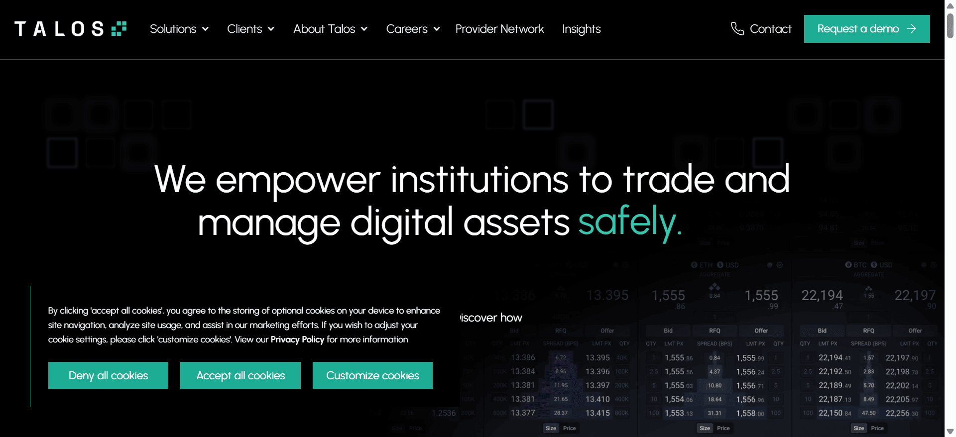 Talos simplifies the digital-asset trading and portfolio