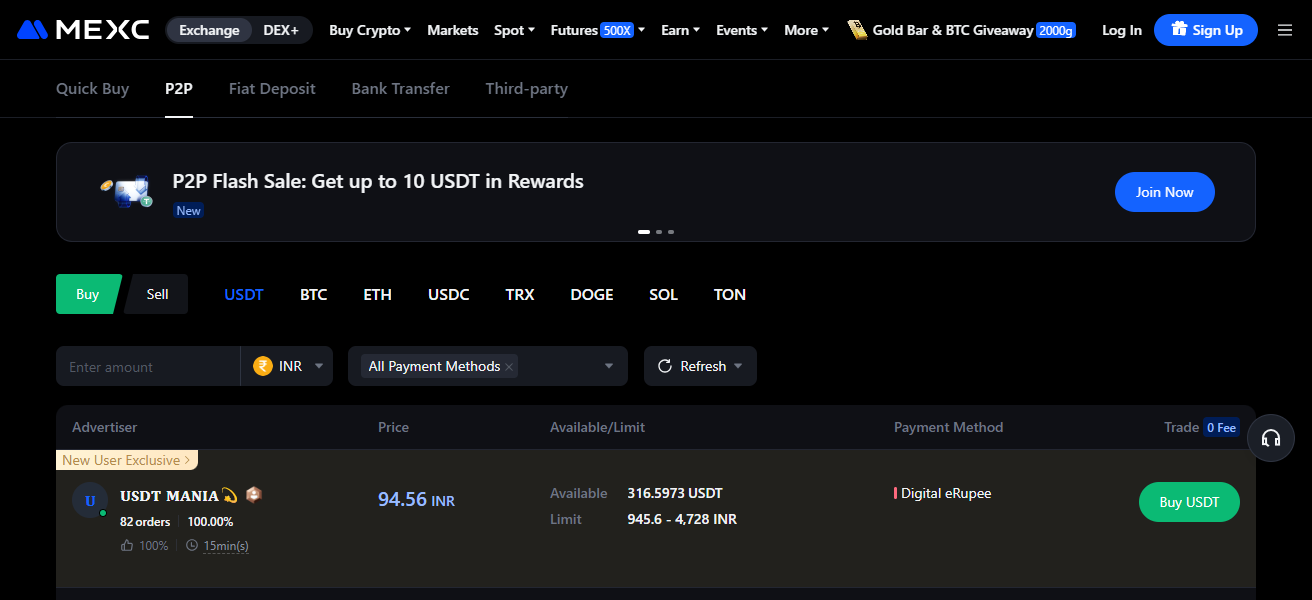 MEXC P2P
