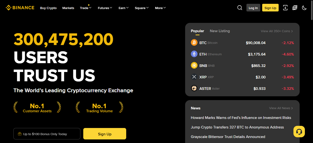 Binance Earn