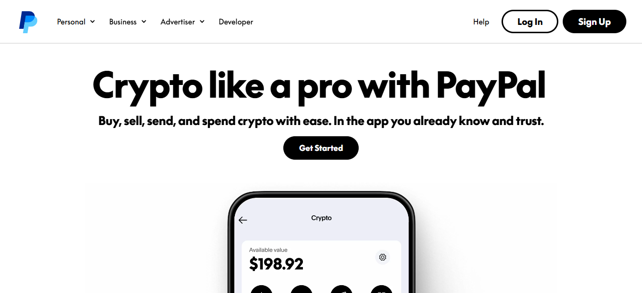 PayPal Crypto
